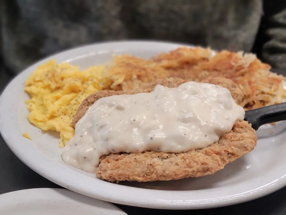 Chicken Fried Steak and Eggs